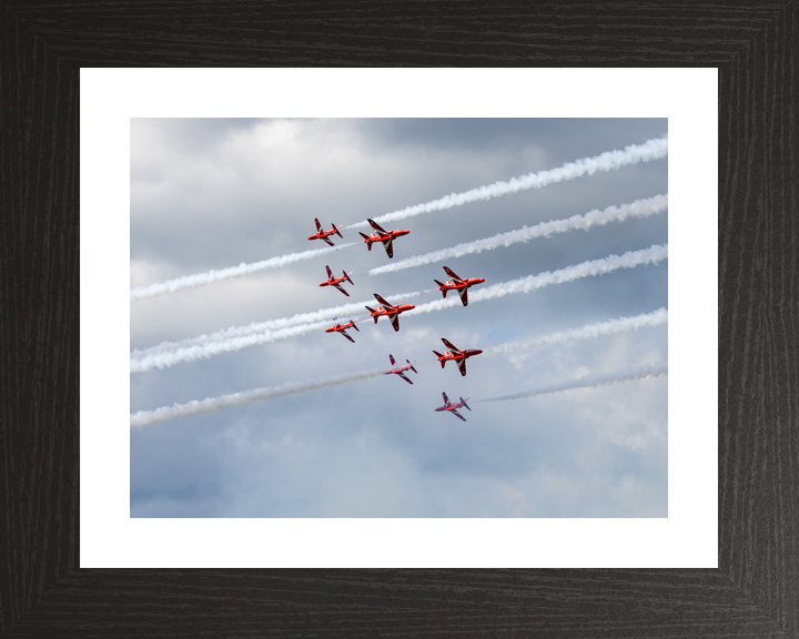 RAF Red Arrows Nine Hawks Springhawk Croatia April 2024