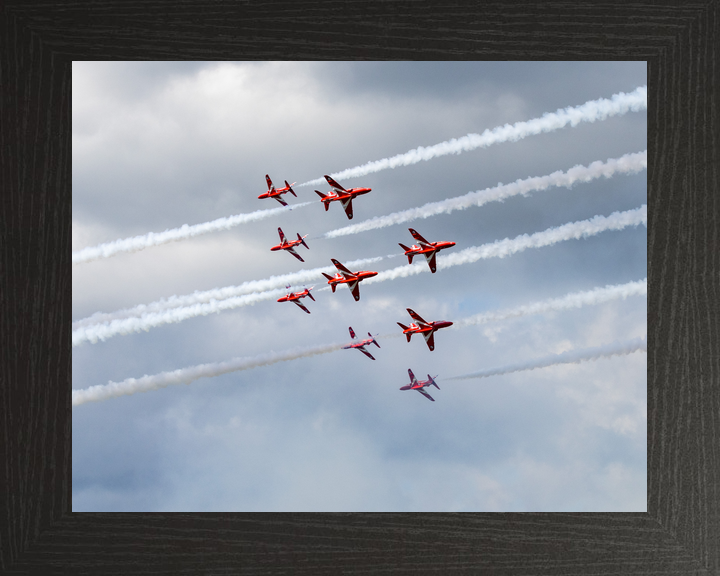 RAF Red Arrows Nine Hawks Springhawk Croatia April 2024