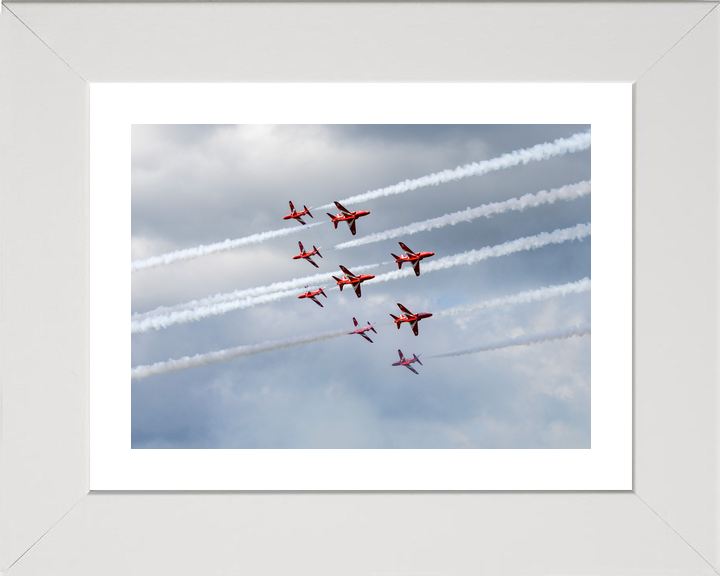RAF Red Arrows Nine Hawks Springhawk Croatia April 2024