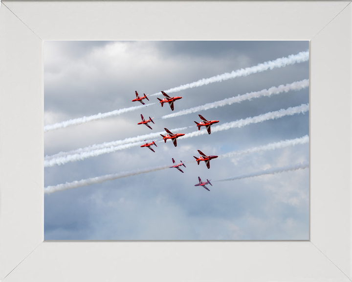RAF Red Arrows Nine Hawks Springhawk Croatia April 2024