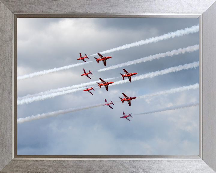 RAF Red Arrows Nine Hawks Springhawk Croatia April 2024