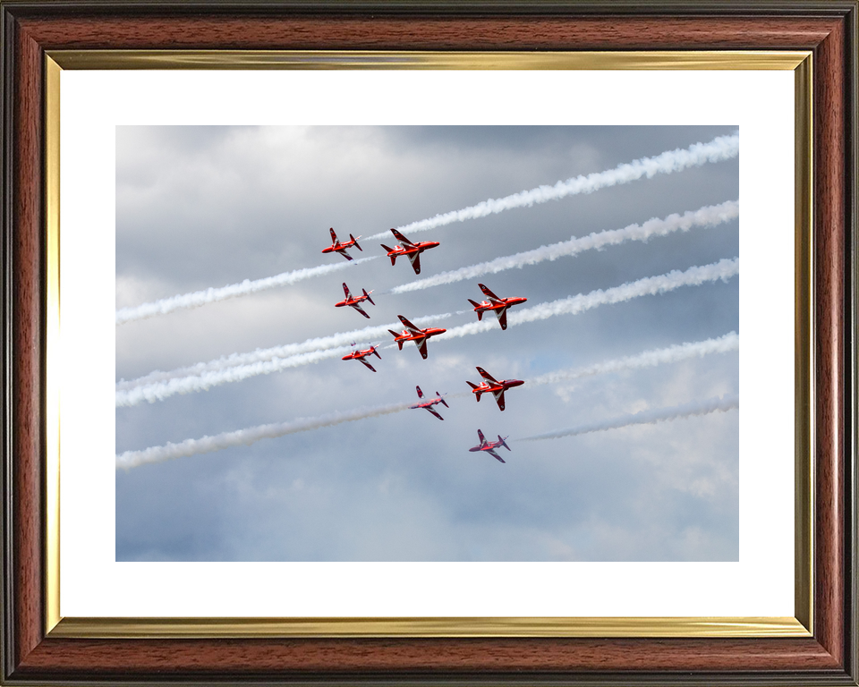 RAF Red Arrows Nine Hawks Springhawk Croatia April 2024