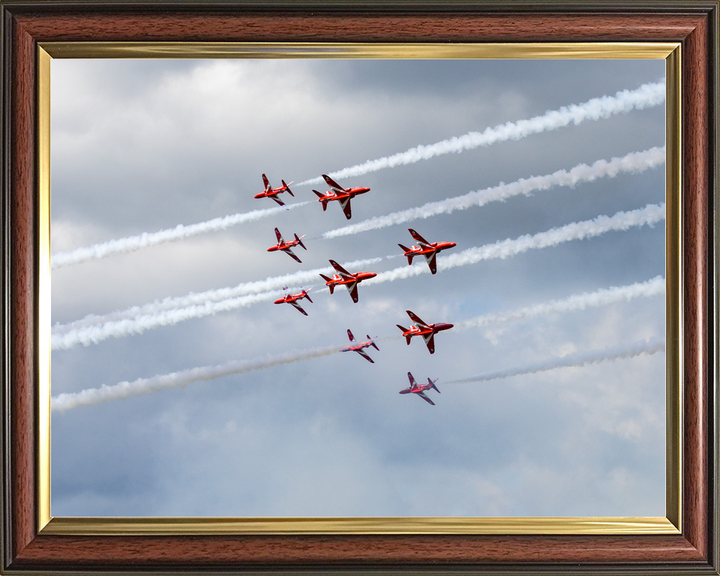 RAF Red Arrows Nine Hawks Springhawk Croatia April 2024