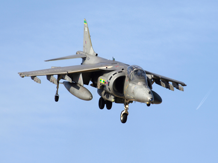 RAF Harrier Jet Taking a Bow Royal Photo Print Air Force Aircraft Wall Art Aviation Decor Posters, Prints, & Visual Artwork Hampshire Prints 6 x 4 No Frame No