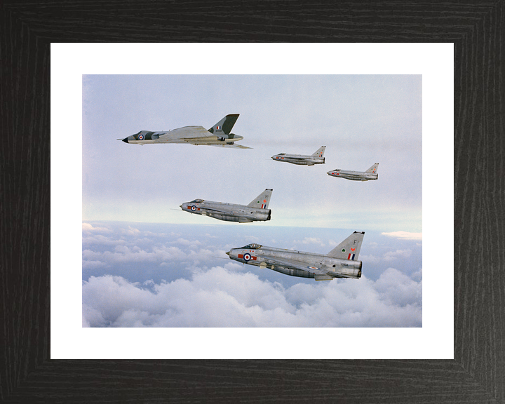 RAF Vulcan and four English Electric Lightning F.6 April 1968