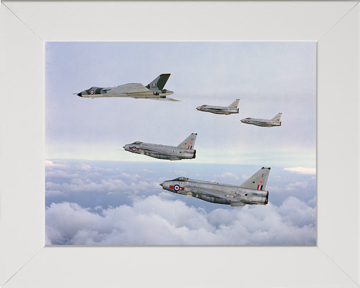 RAF Vulcan and four English Electric Lightning F.6 April 1968