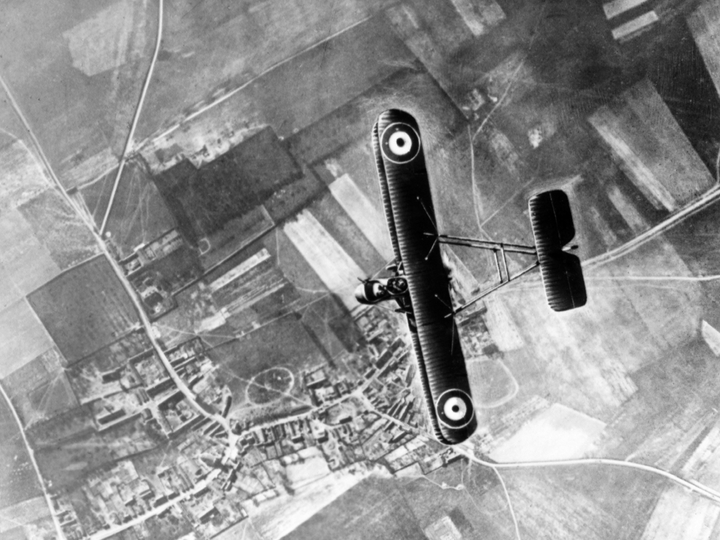 RAF FE.2b fighter over the Western Front 1916 Photo Print Royal Air Force Aircraft Wall Art Aviation Decor Posters, Prints, & Visual Artwork Hampshire Prints 6 x 4 No Frame No