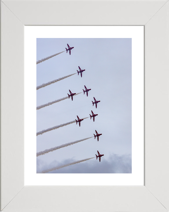 RAF Red Arrows Nine Hawks Steep Climb February 2024