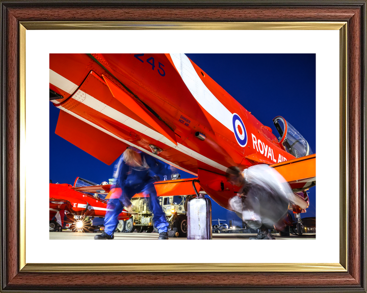 RAF Red Arrows Hawk Night Preparation Southend August 2023