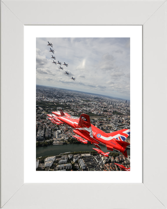 RAF Red Arrows XX245 and Alpha Jets Above Paris September 2023