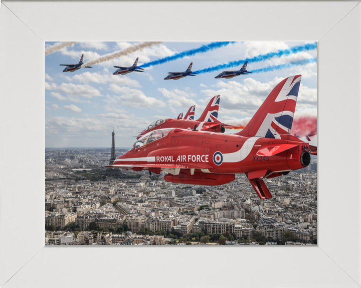 RAF Red Arrows XX245 Close Up Eiffel Tower September 2023