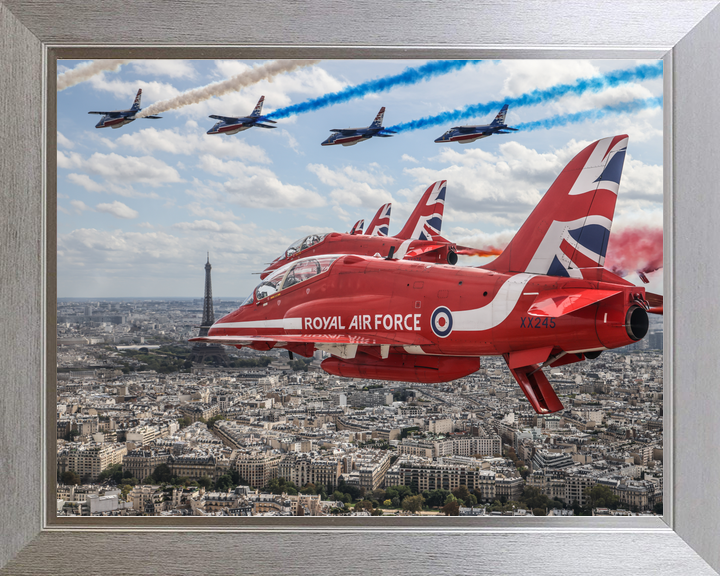 RAF Red Arrows XX245 Close Up Eiffel Tower September 2023