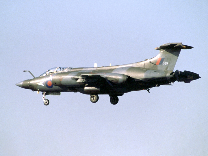 RAF Buccaneer in flight 1990 Photo Print - Royal Air Force Aircraft Posters, Prints, & Visual Artwork Hampshire Prints 6 x 4 No Frame No
