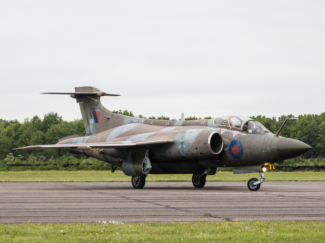 RAF Buccaneer on a runway 2015 Photo Print - Royal Air Force Aircraft Posters, Prints, & Visual Artwork Hampshire Prints 6 x 4 No Frame No