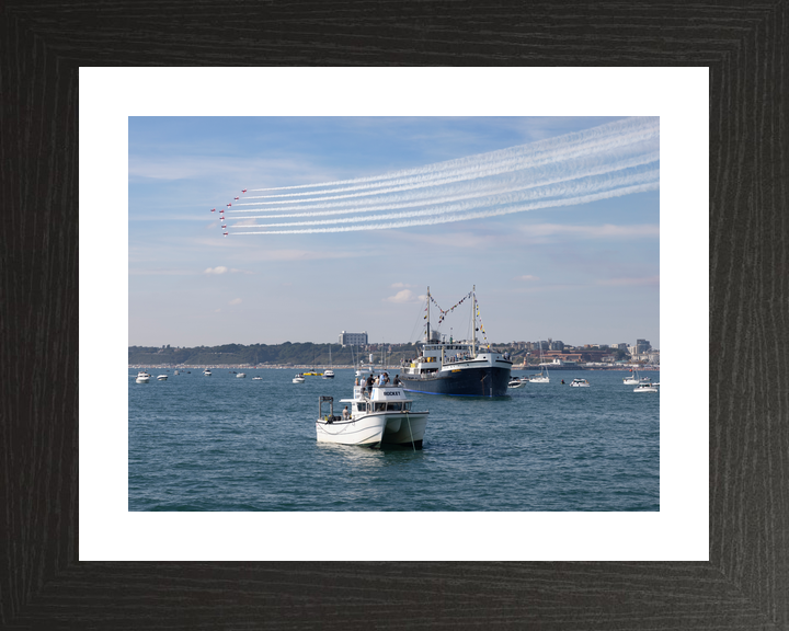 RAF Red Arrows Over Bournemouth Bay September 2023