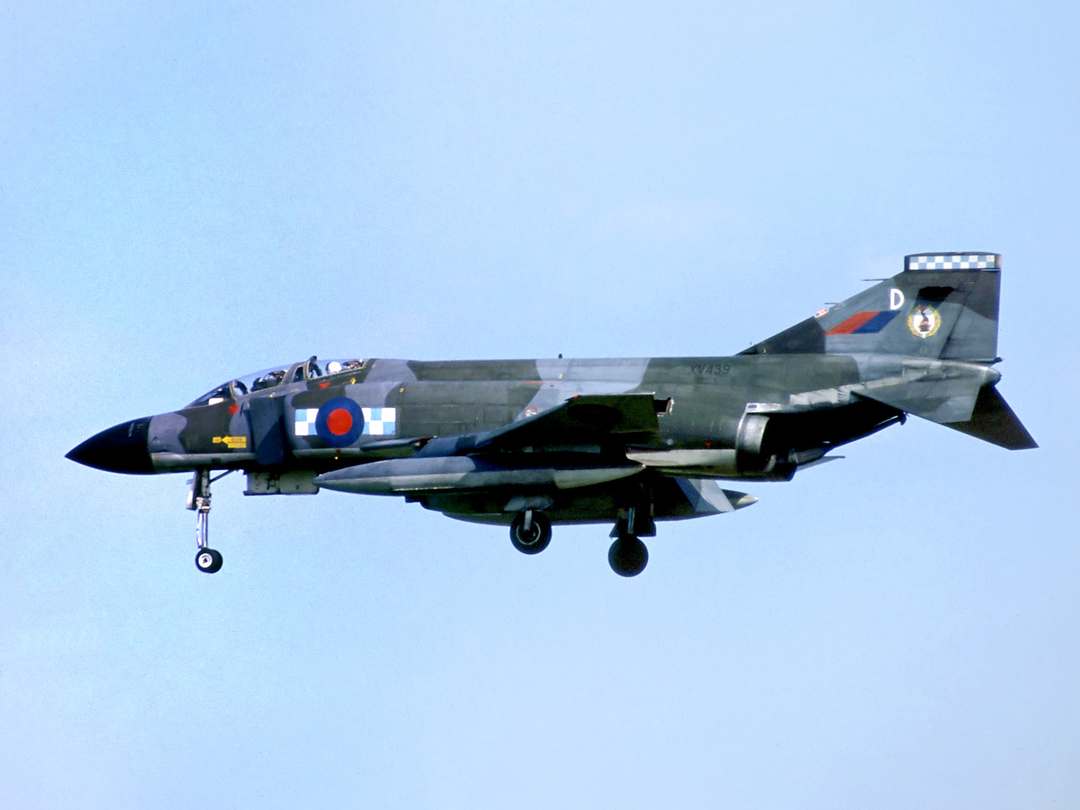 RAF Phantom FGR2 Landing 1982 Photo Print Royal Air Force Aircraft Wall Art Aviation Decor Posters, Prints, & Visual Artwork Hampshire Prints 6 x 4 No Frame No