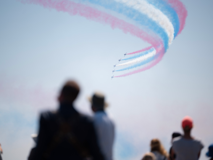 RAF Red Arrows Armed Forces Day Falmouth June 2023