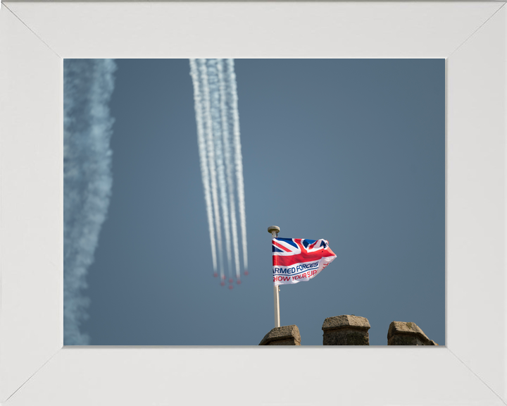 RAF Red Arrows Pendennis Castle Armed Forces Day June 2023