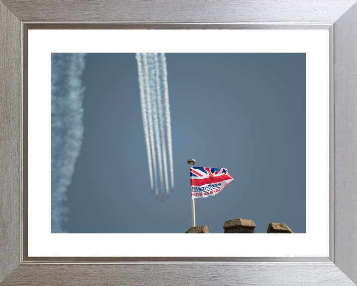 RAF Red Arrows Pendennis Castle Armed Forces Day June 2023