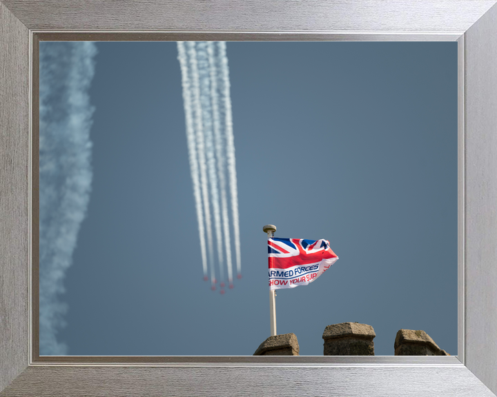 RAF Red Arrows Pendennis Castle Armed Forces Day June 2023