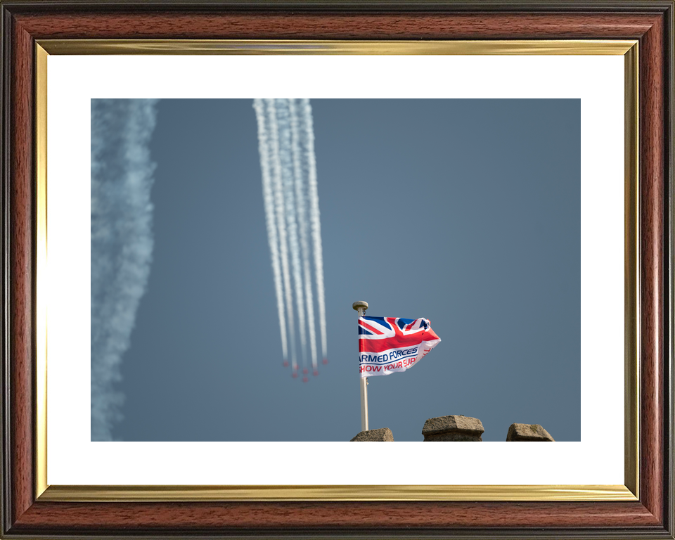 RAF Red Arrows Pendennis Castle Armed Forces Day June 2023