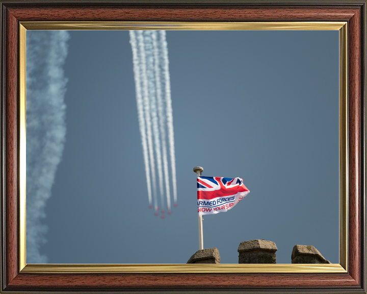 RAF Red Arrows Pendennis Castle Armed Forces Day June 2023