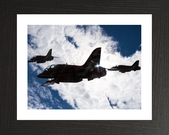 RAF Red Arrows Hawks Silhouette Edinburgh July 2023