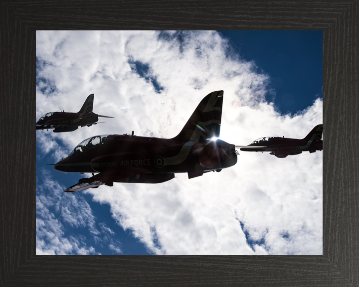 RAF Red Arrows Hawks Silhouette Edinburgh July 2023