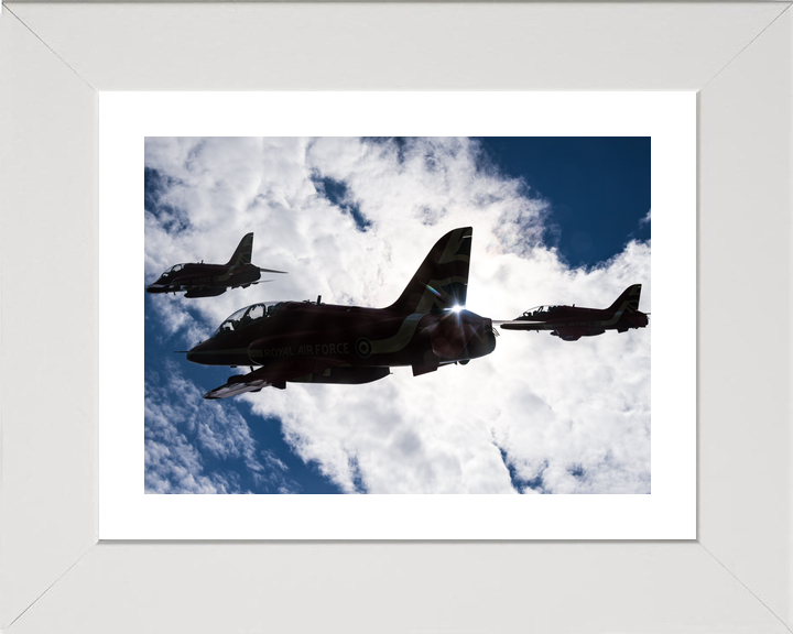 RAF Red Arrows Hawks Silhouette Edinburgh July 2023