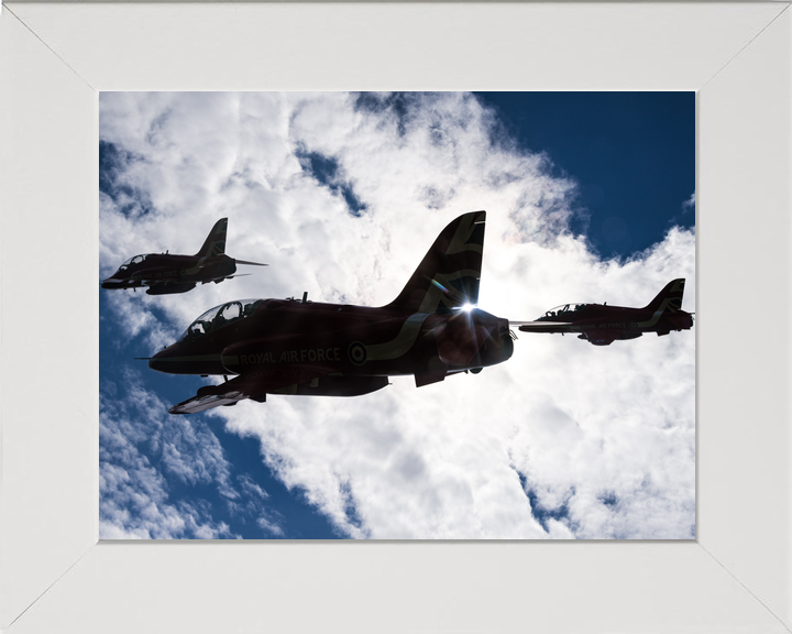 RAF Red Arrows Hawks Silhouette Edinburgh July 2023