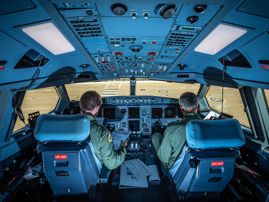 RAF Voyager Cockpit With Pilots 2020 Photo Print - Royal Air Force Posters, Prints, & Visual Artwork Hampshire Prints 6 x 4 No Frame No