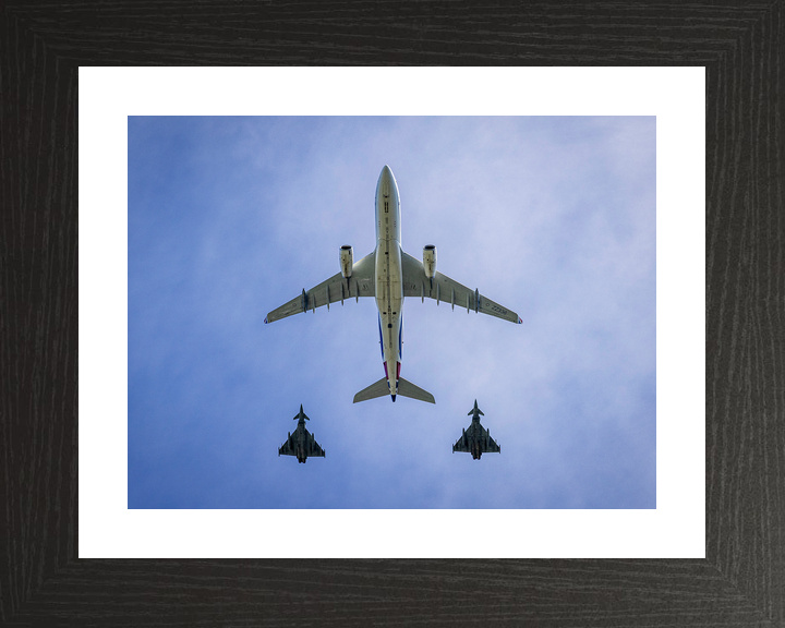 RAF Voyager and Two Typhoon Jets Flyover 2026 Photo Print - Posters, Prints, & Visual Artwork - by Hampshire Prints (image 2 of 9)