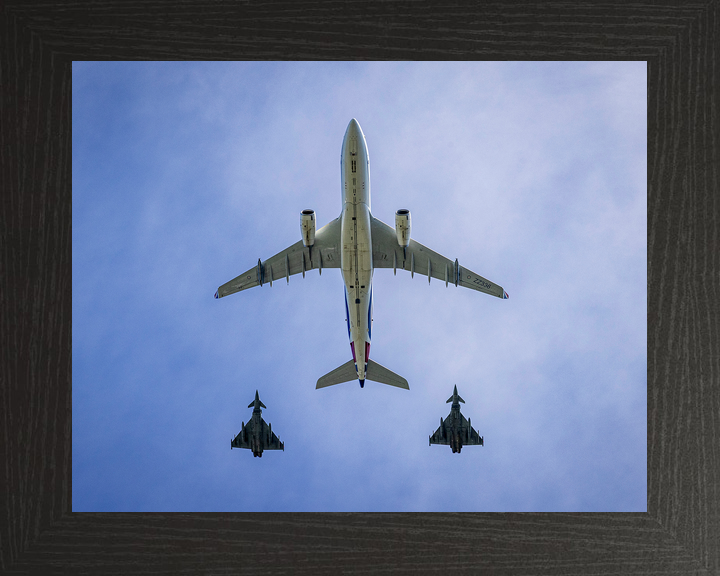 RAF Voyager and Two Typhoon Jets Flyover 2026 Photo Print - Posters, Prints, & Visual Artwork - by Hampshire Prints (image 3 of 9)