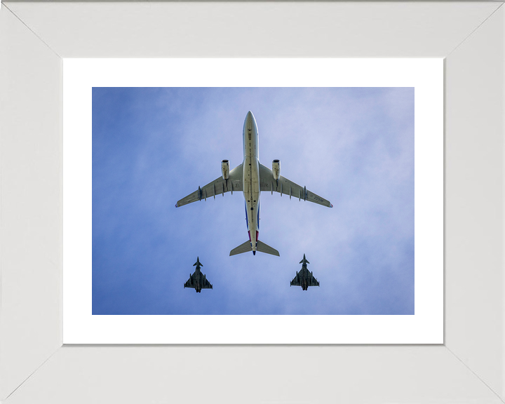 RAF Voyager and Two Typhoon Jets Flyover 2026 Photo Print - Posters, Prints, & Visual Artwork - by Hampshire Prints (image 4 of 9)