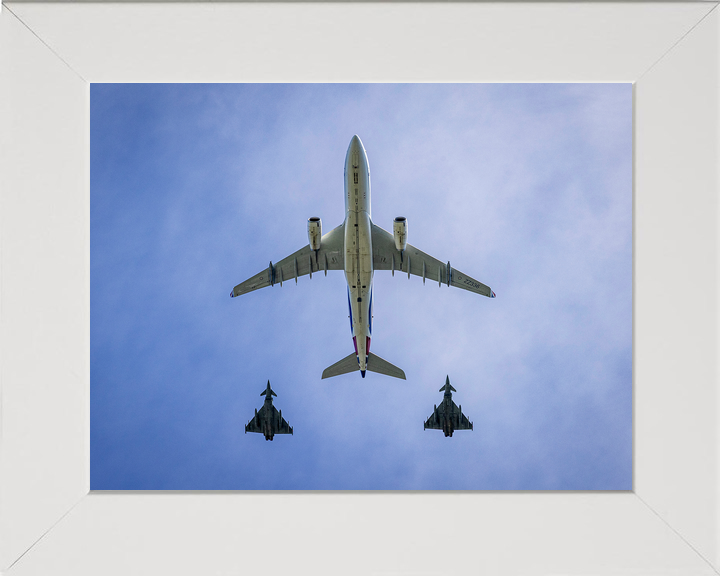 RAF Voyager and Two Typhoon Jets Flyover 2026 Photo Print - Posters, Prints, & Visual Artwork - by Hampshire Prints (image 5 of 9)
