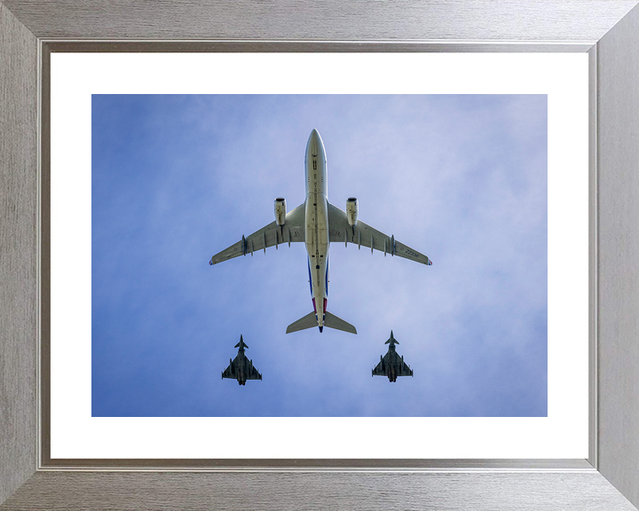 RAF Voyager and Two Typhoon Jets Flyover 2026 Photo Print - Posters, Prints, & Visual Artwork - by Hampshire Prints (image 6 of 9)