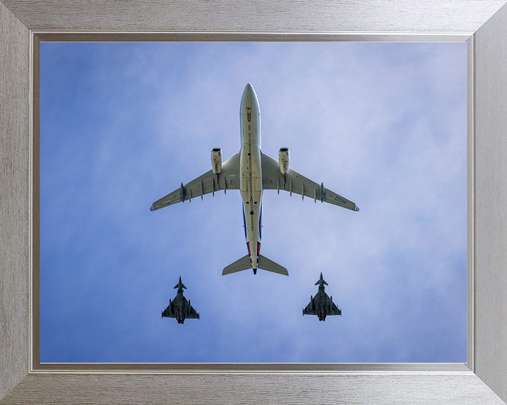 RAF Voyager and Two Typhoon Jets Flyover 2026 Photo Print - Posters, Prints, & Visual Artwork - by Hampshire Prints (image 7 of 9)