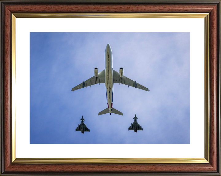 RAF Voyager and Two Typhoon Jets Flyover 2026 Photo Print - Posters, Prints, & Visual Artwork - by Hampshire Prints (image 8 of 9)