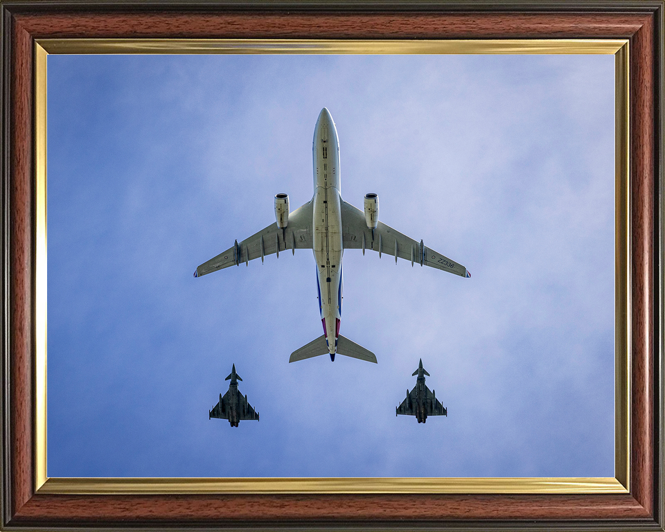 RAF Voyager and Two Typhoon Jets Flyover 2026 Photo Print - Posters, Prints, & Visual Artwork - by Hampshire Prints (image 9 of 9)