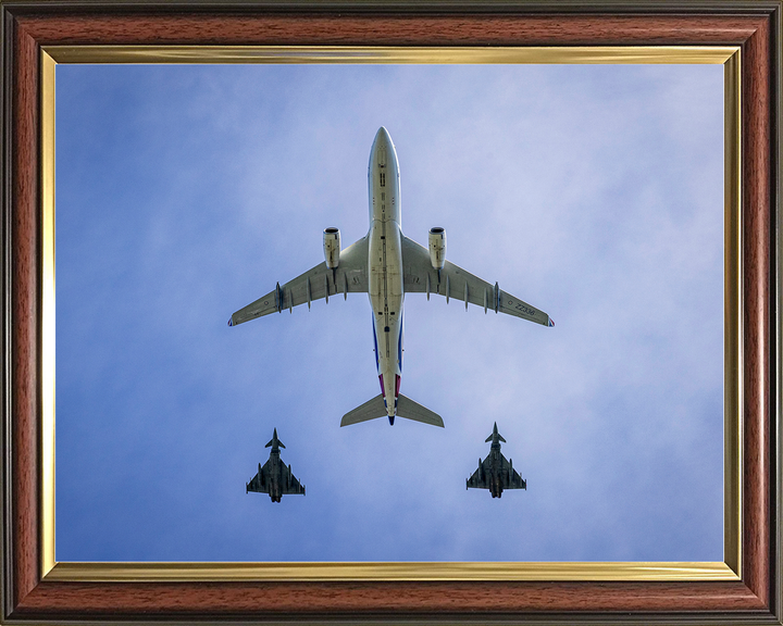 RAF Voyager and Two Typhoon Jets Flyover 2026 Photo Print - Posters, Prints, & Visual Artwork - by Hampshire Prints (image 9 of 9)