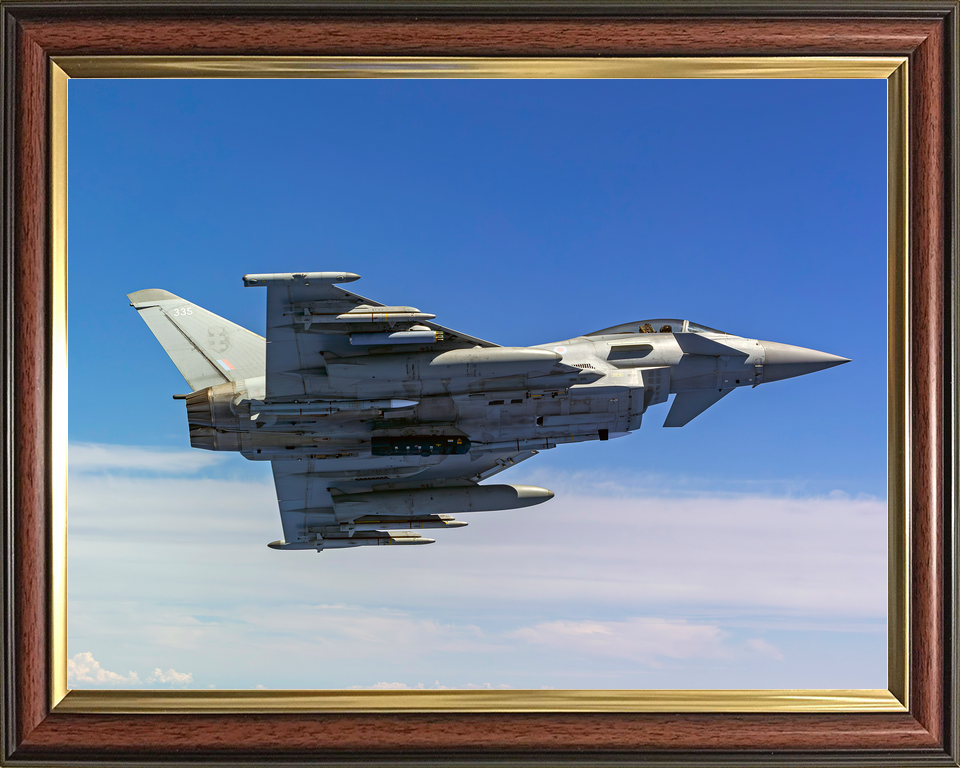RAF Typhoon Jet Banking in Flight 2026 Photo Print - Posters, Prints, & Visual Artwork - by Hampshire Prints (image 9 of 9)