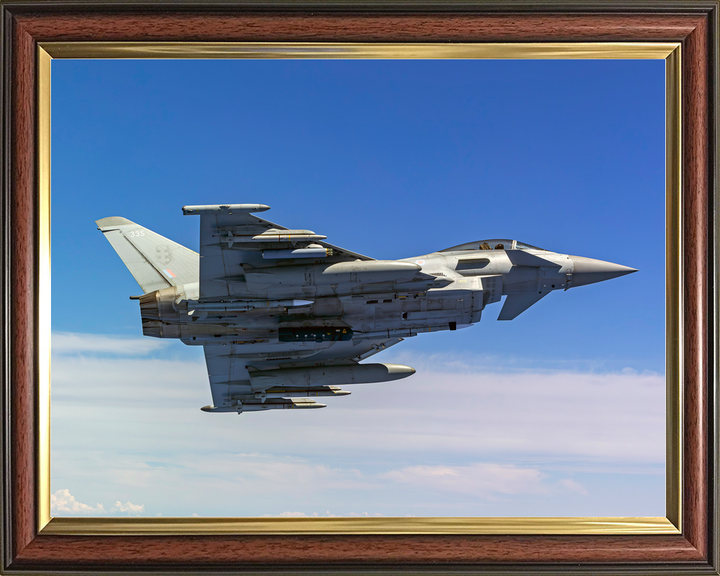 RAF Typhoon Jet Banking in Flight 2026 Photo Print - Posters, Prints, & Visual Artwork - by Hampshire Prints (image 9 of 9)
