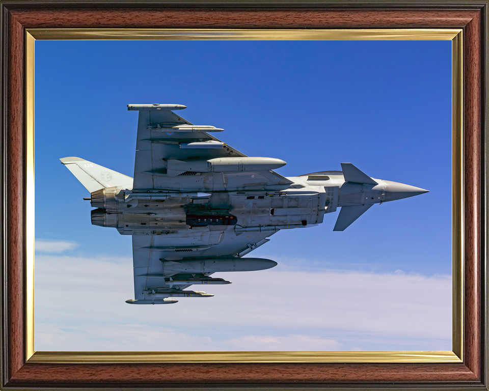RAF Typhoon Jet Turning Away in Flight 2026 Photo Print - Posters, Prints, & Visual Artwork - by Hampshire Prints (image 9 of 9)