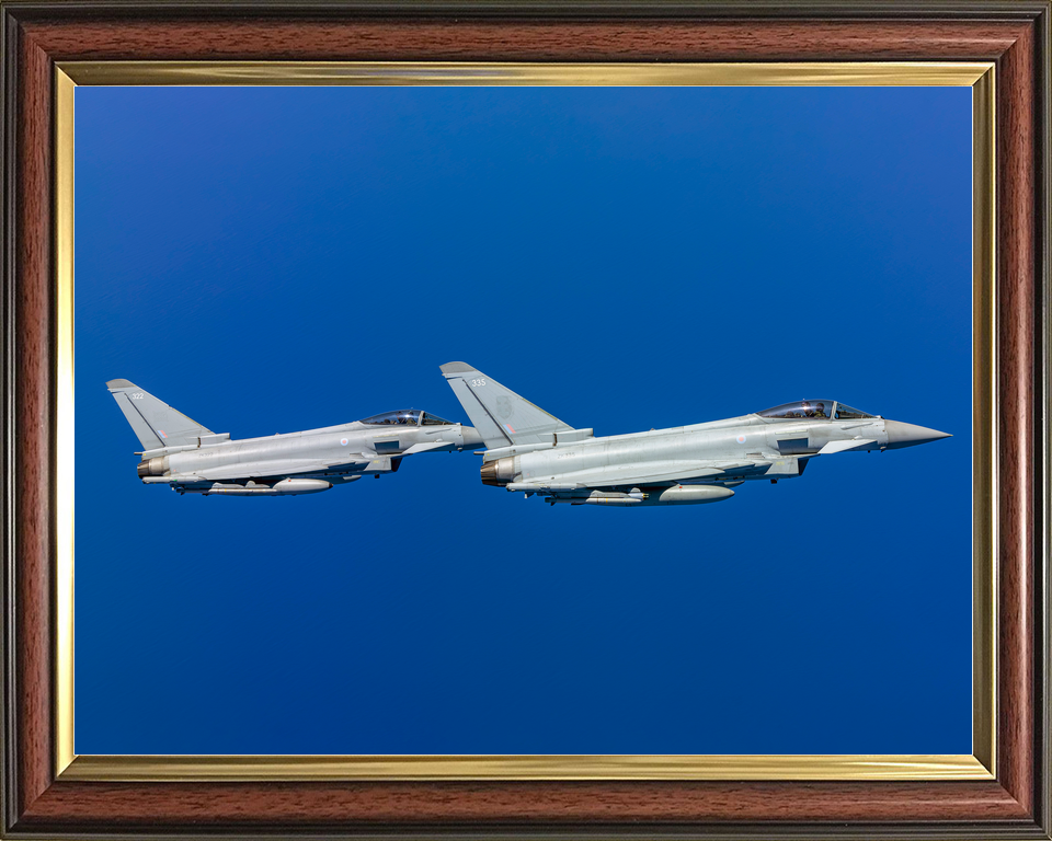 RAF Typhoon Jets in Formation 2026 Photo Print - Posters, Prints, & Visual Artwork - by Hampshire Prints (image 9 of 9)