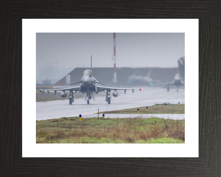 RAF Typhoon Jet Taxiing RAF Coningsby 2026 Photo Print - Posters, Prints, & Visual Artwork - by Hampshire Prints (image 2 of 9)