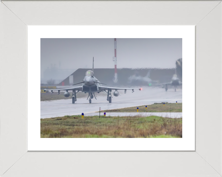 RAF Typhoon Jet Taxiing RAF Coningsby 2026 Photo Print - Posters, Prints, & Visual Artwork - by Hampshire Prints (image 4 of 9)