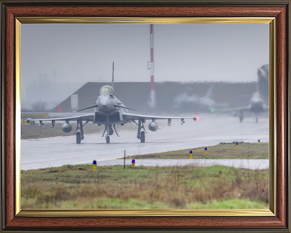 RAF Typhoon Jet Taxiing RAF Coningsby 2026 Photo Print - Posters, Prints, & Visual Artwork - by Hampshire Prints (image 9 of 9)
