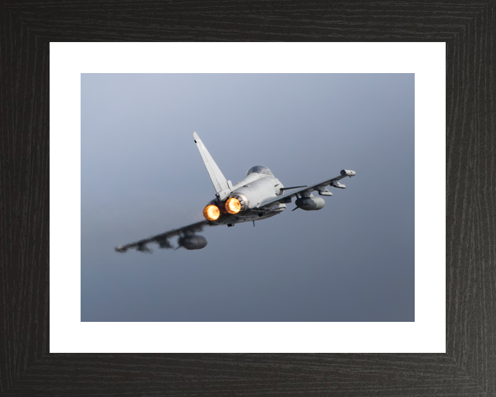 RAF Typhoon FGR4 Jet in flight Rear View 2026 Photo Print - Posters, Prints, & Visual Artwork - by Hampshire Prints (image 2 of 9)
