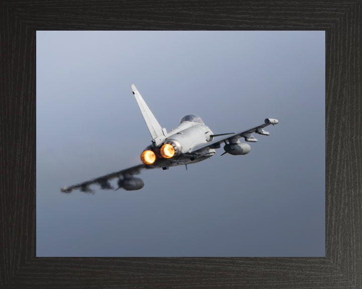 RAF Typhoon FGR4 Jet in flight Rear View 2026 Photo Print - Posters, Prints, & Visual Artwork - by Hampshire Prints (image 3 of 9)