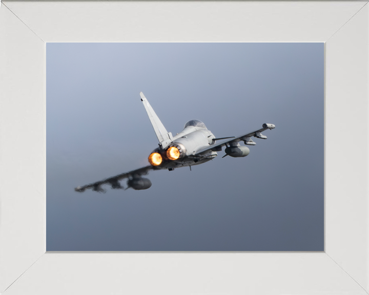 RAF Typhoon FGR4 Jet in flight Rear View 2026 Photo Print - Posters, Prints, & Visual Artwork - by Hampshire Prints (image 5 of 9)